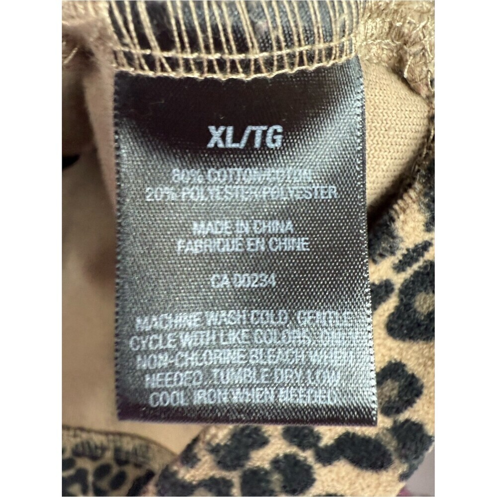 Style & Co. Leopard Print Zip-Front Bomber Jacket - Brown/Black - Picture 8 of 9